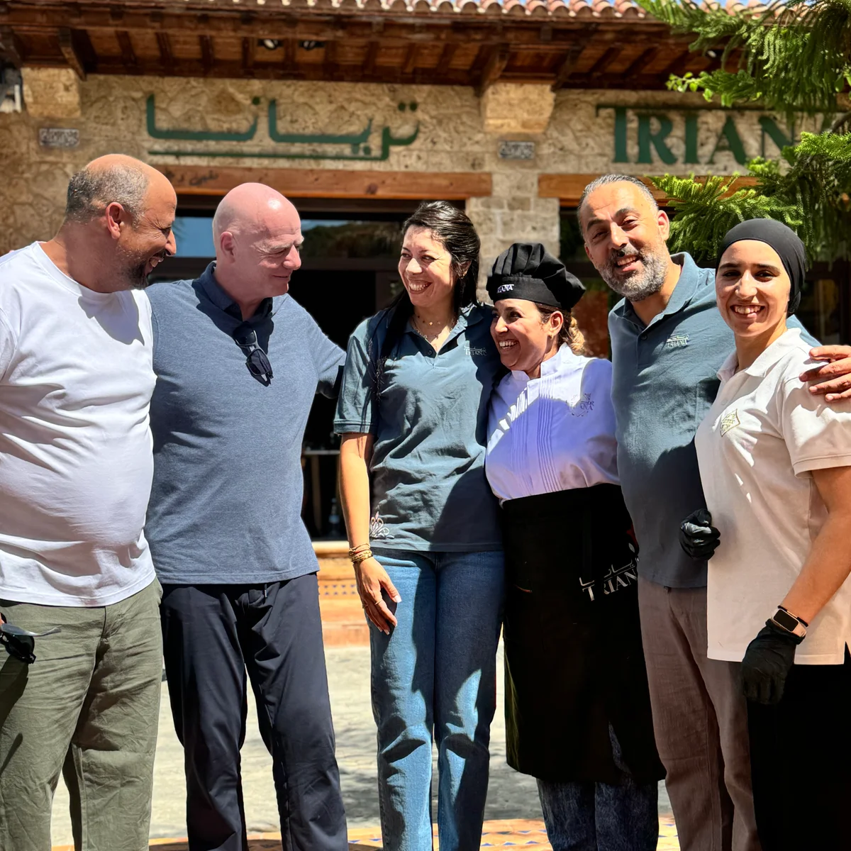FIFA President Gianni Infantino at Triana Restaurant in Chefchaouen
